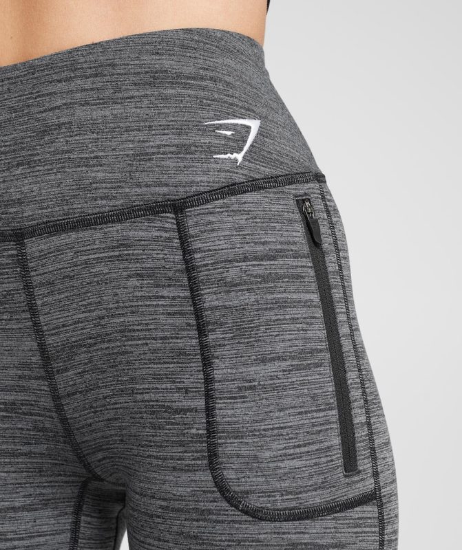 Gymshark Fleece Lined Pocket Leggings Leggings Grijs | 03VXQANYJ