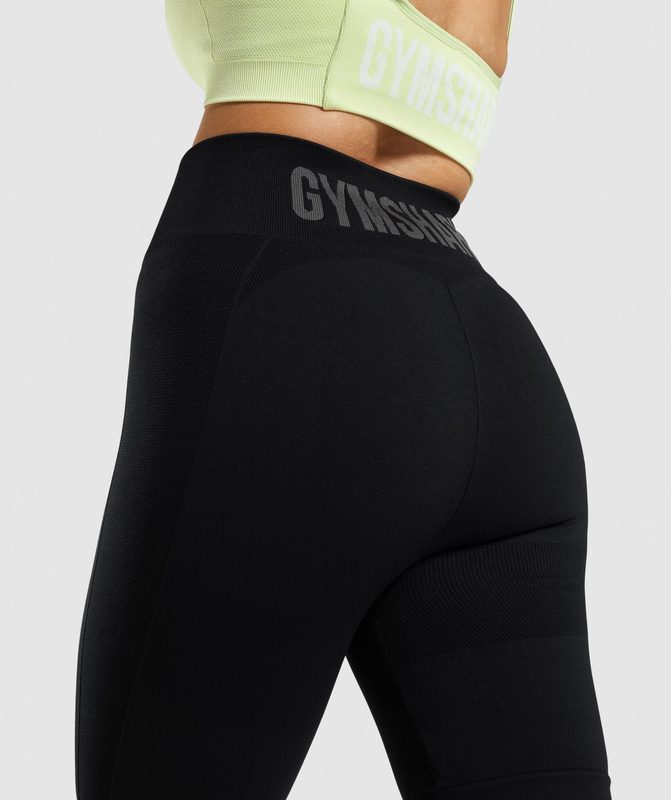 Gymshark Flex Cycling Shorts Korte Broek Black/Charcoal | 14AUHWRSG