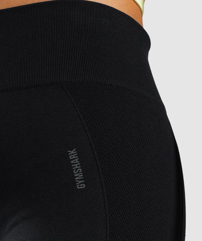 Gymshark Flex Cycling Shorts Korte Broek Black/Charcoal | 14AUHWRSG