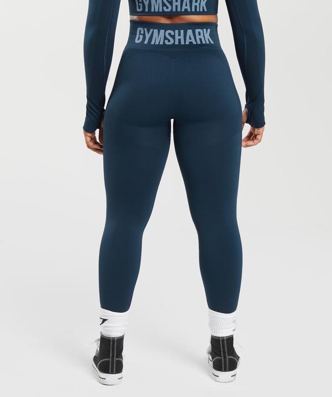 Gymshark Flex High Waisted Leggings Leggings Blauw | 54AIMCVPK