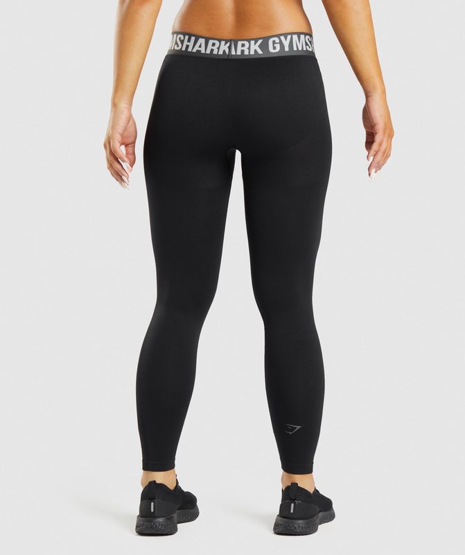 Gymshark Flex Low Rise Leggings Leggings Zwart | 39PHSVNKX