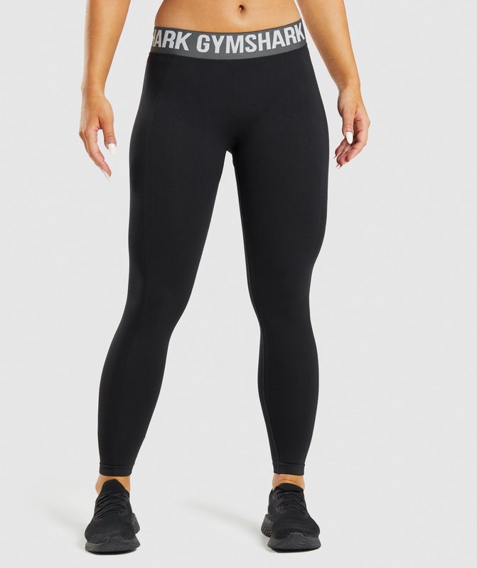 Gymshark Flex Low Rise Leggings Leggings Zwart | 39PHSVNKX