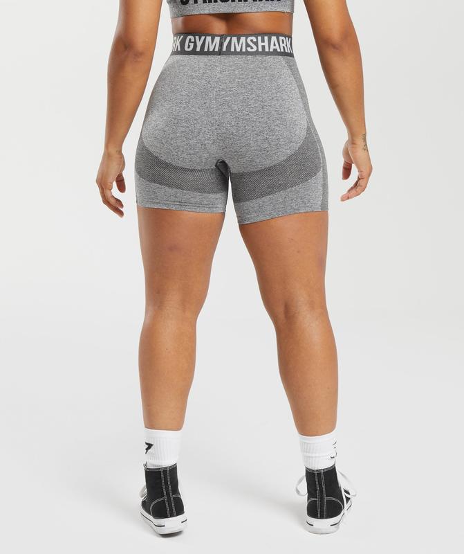 Gymshark Flex Shorts Korte Broek Charcoal Marl | 52FKZABPI