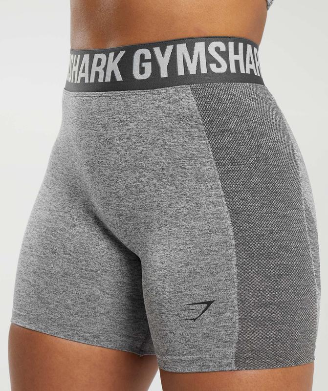 Gymshark Flex Shorts Korte Broek Charcoal Marl | 52FKZABPI