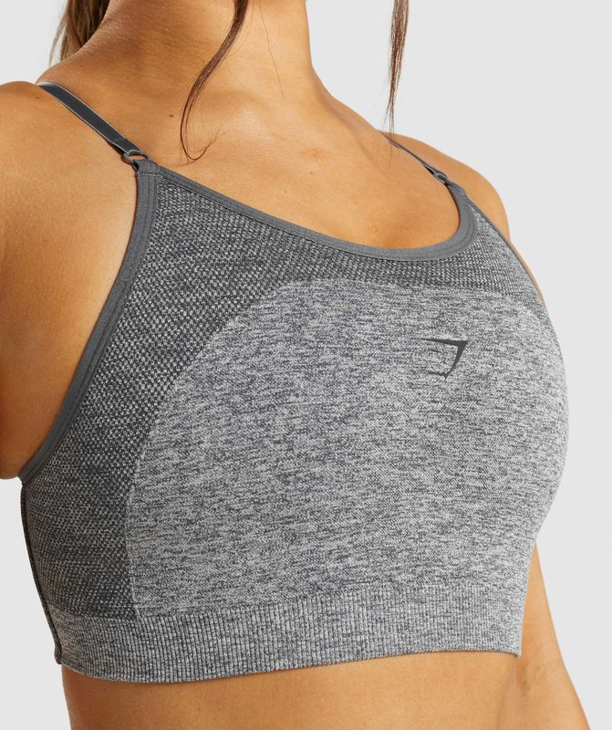 Gymshark Flex Strappy Sports Bra Sports Bras Grijs | 40GRUTFAX