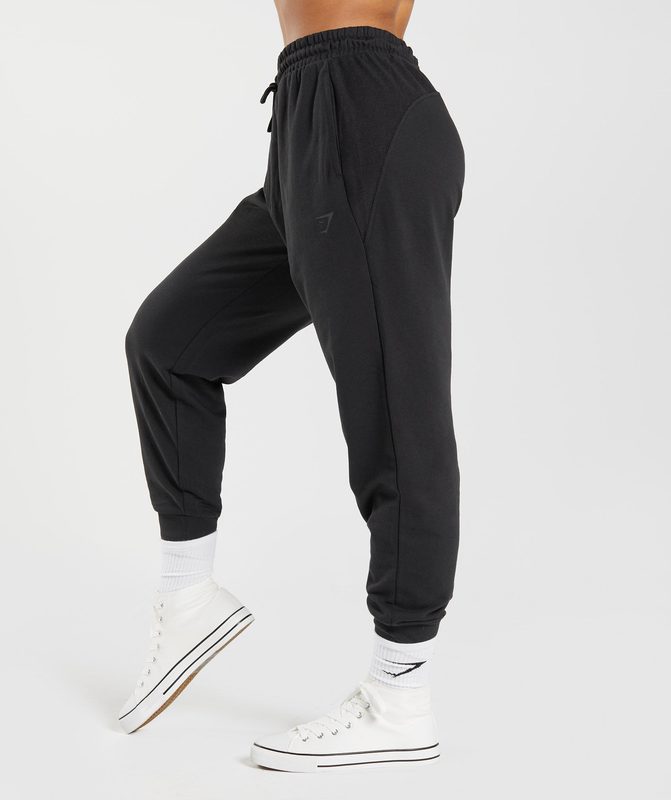 Gymshark GS Power Joggers Broek Zwart | 02LMRJIOT