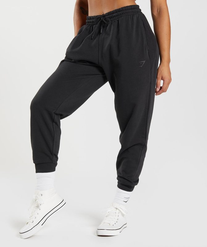 Gymshark GS Power Joggers Broek Zwart | 02LMRJIOT