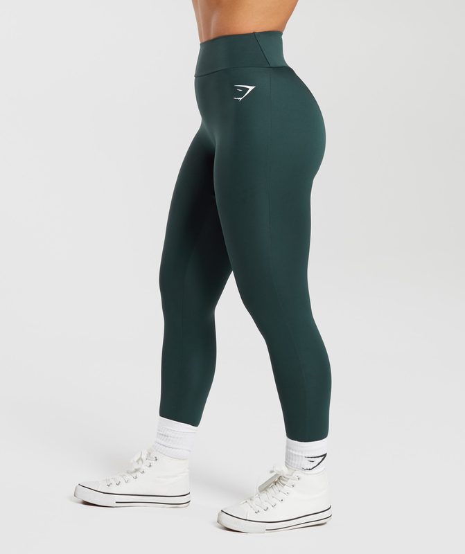 Gymshark GS Power Leggings Leggings Darkest Teal | 17EOYAVHP