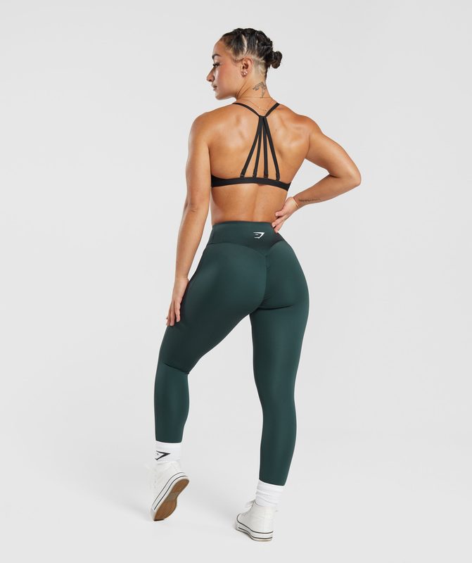 Gymshark GS Power Leggings Leggings Darkest Teal | 17EOYAVHP