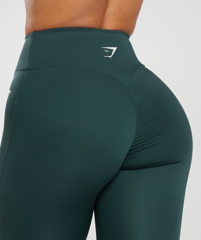 Gymshark GS Power Leggings Leggings Darkest Teal | 17EOYAVHP