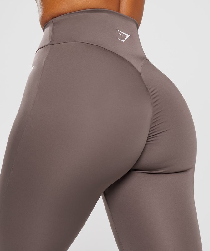 Gymshark GS Power Leggings Leggings Walnut Mauve | 42QZTSXNB