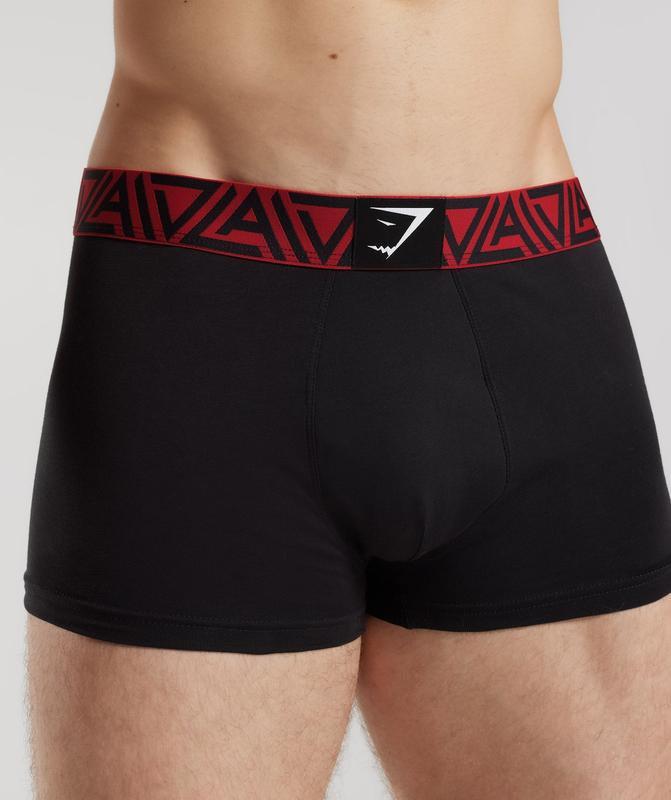 Gymshark GS x David Laid Boxers 1pk Ondergoed Zwart | 35WAXDREH