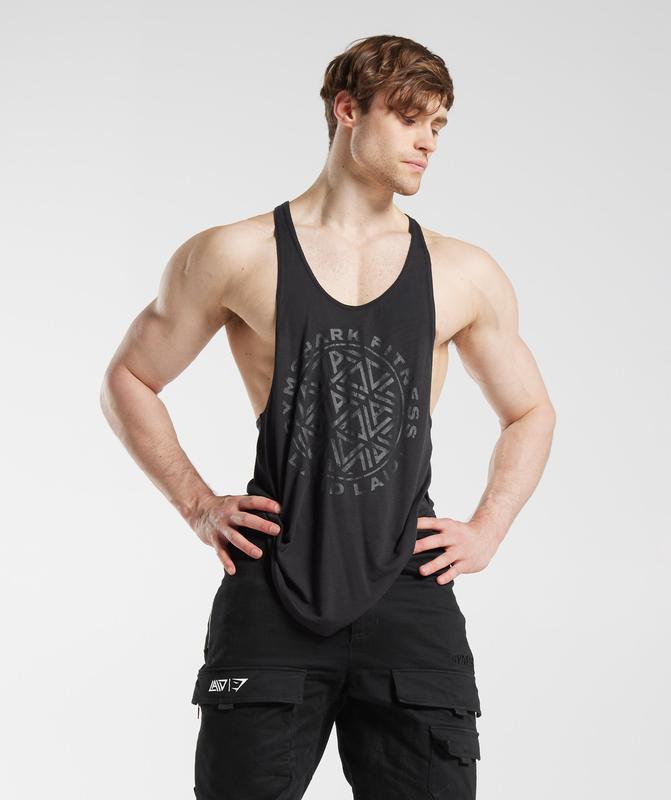 Gymshark GS x David Laid Stringer Stringer Zwart | 60IJSRFPZ