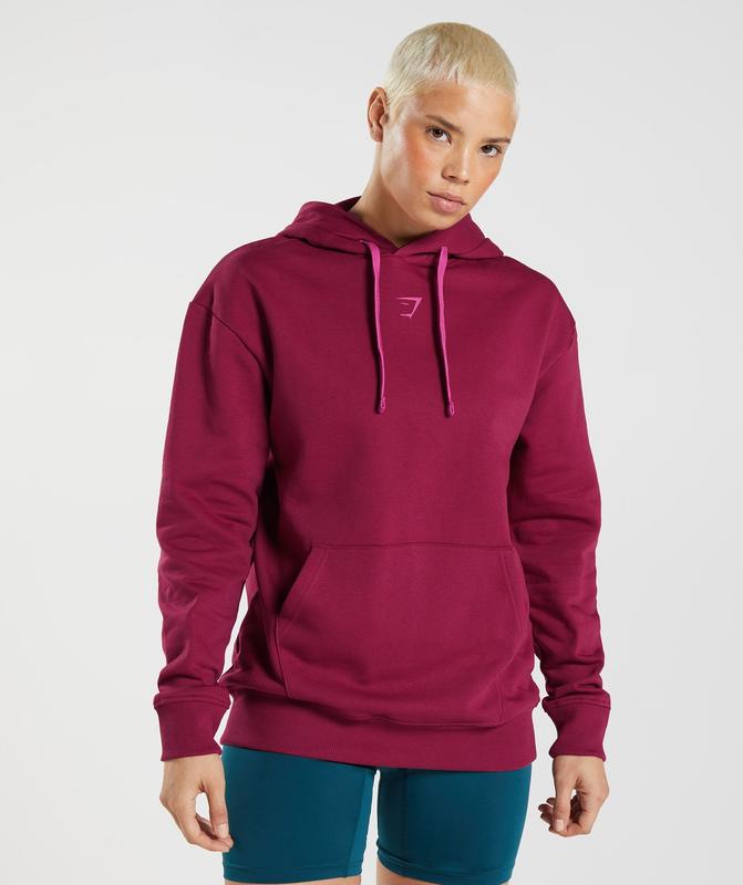 Gymshark Graphics Fraction Hoodie Hoodies Roze | 67TACODSE