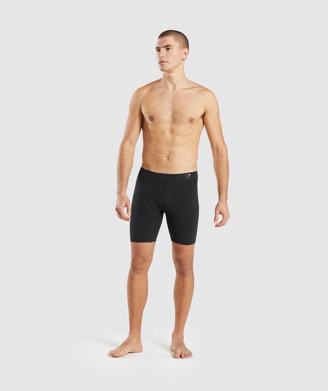 Gymshark Hybrid Boxer Ondergoed Grijs | 01AINBXMP