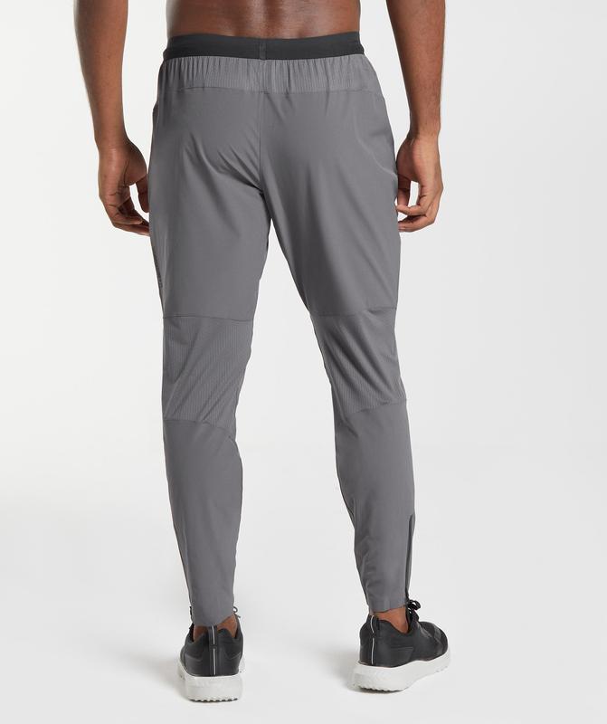 Gymshark Hybrid Woven Joggers Broek Grijs | 25CMAKXYQ