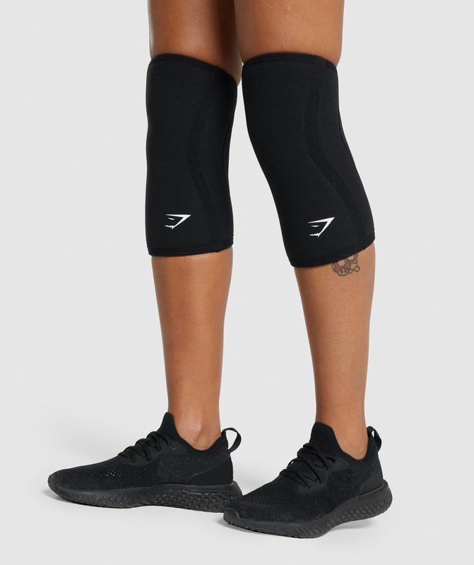 Gymshark Knee Sleeve 5mm All Equipment Zwart | 82SPGVFZI