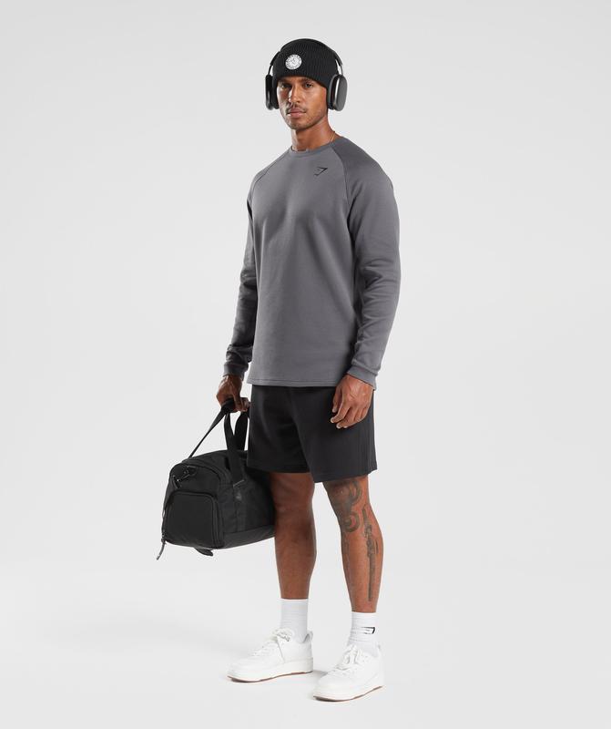 Gymshark Knit Crew Pullovers Grijs | 45DQJNTHZ