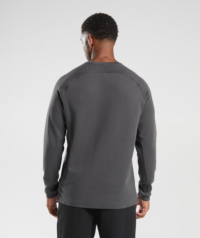 Gymshark Knit Crew Pullovers Grijs | 72KFXMVBY