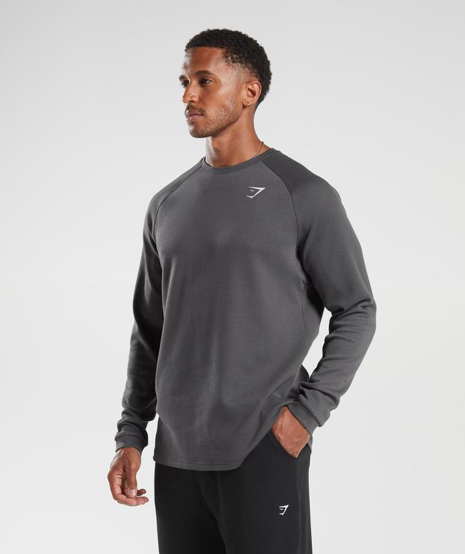 Gymshark Knit Crew Pullovers Grijs | 72KFXMVBY