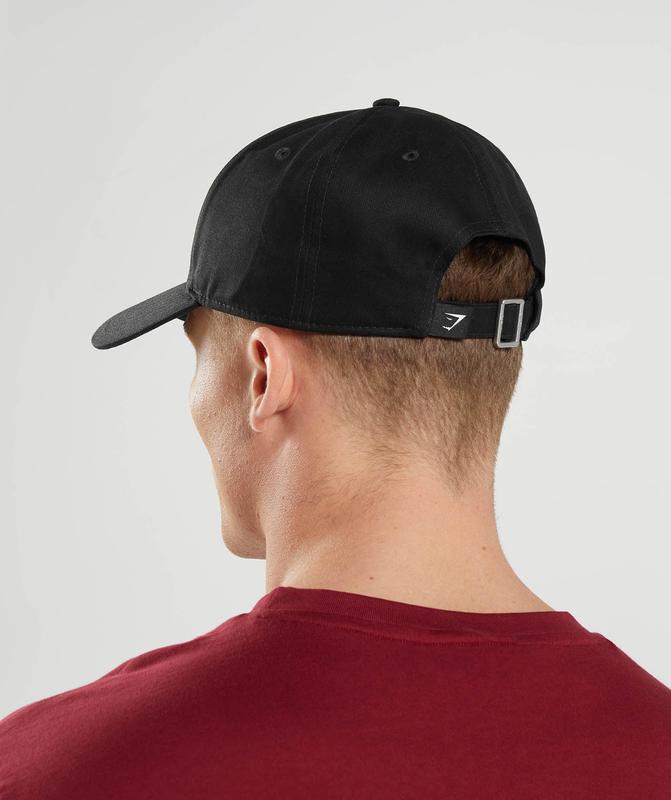 Gymshark Legacy Cap Caps Zwart | 02DHJAYLS