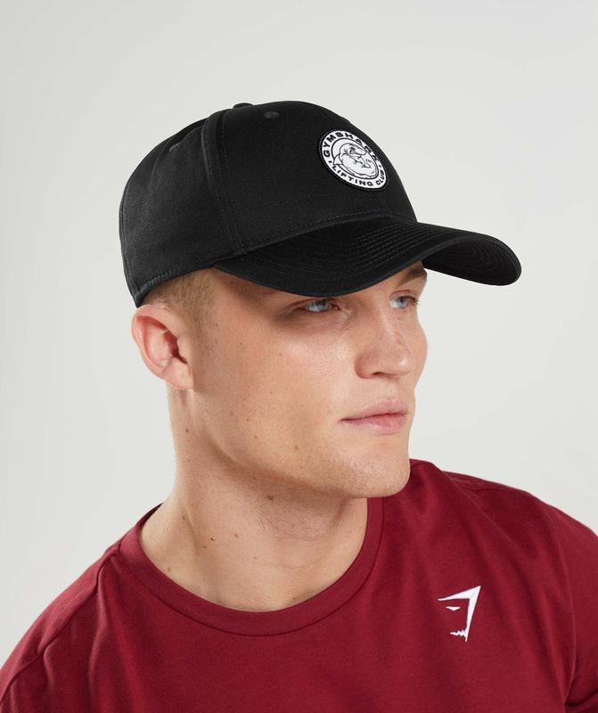 Gymshark Legacy Cap Caps Zwart | 02DHJAYLS