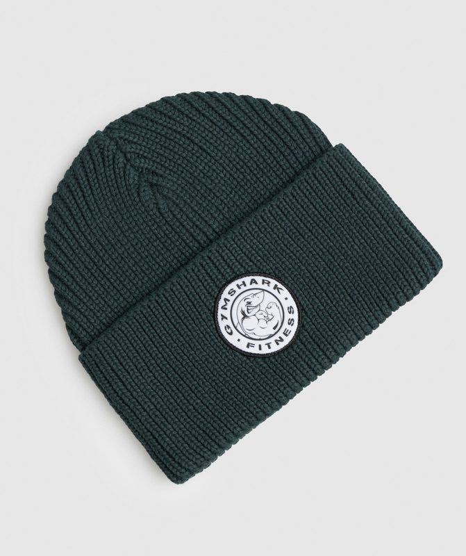 Gymshark Legacy Deep Cuff Beanie Beanies Groen | 89UQNPDSM