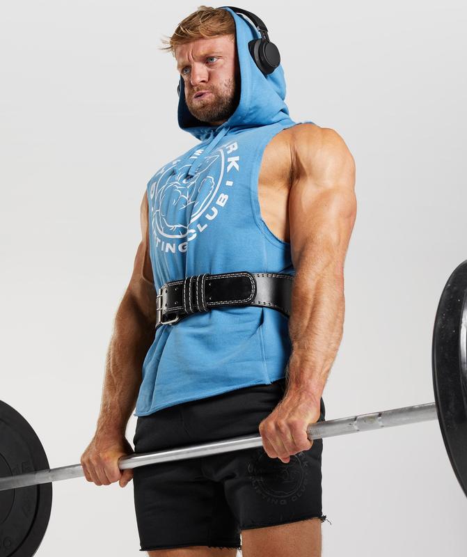 Gymshark Legacy Drop Arm Hoodie Hoodies Blauw | 60DXIEGAN