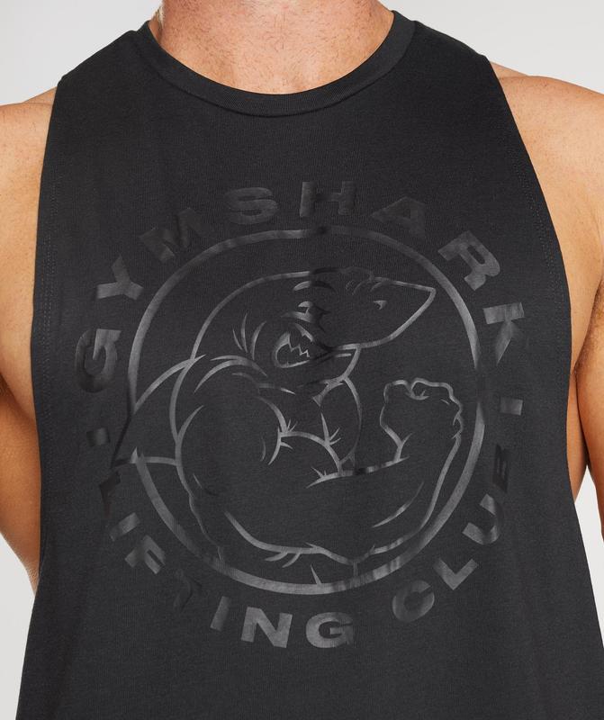 Gymshark Legacy Drop Arm Tank Drop Armhole Tank Zwart | 54VDXPHZO