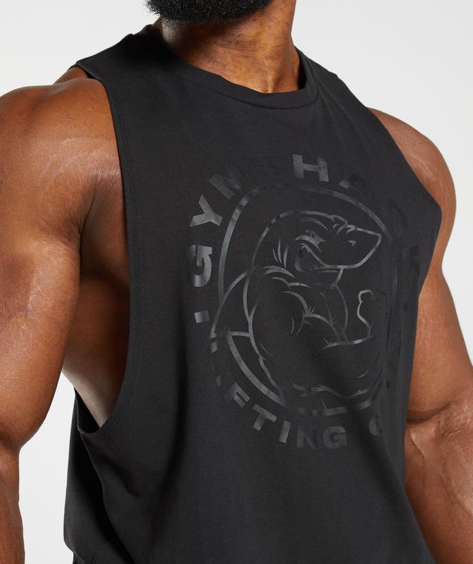 Gymshark Legacy Drop Arm Tank Drop Armhole Tank Zwart | 61YMPOSFX