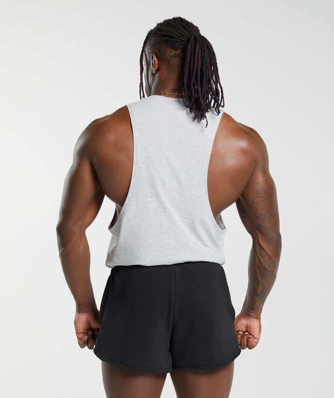 Gymshark Legacy Drop Arm Tank Drop Armhole Tank Lichtgrijs | 83CRBYQHL