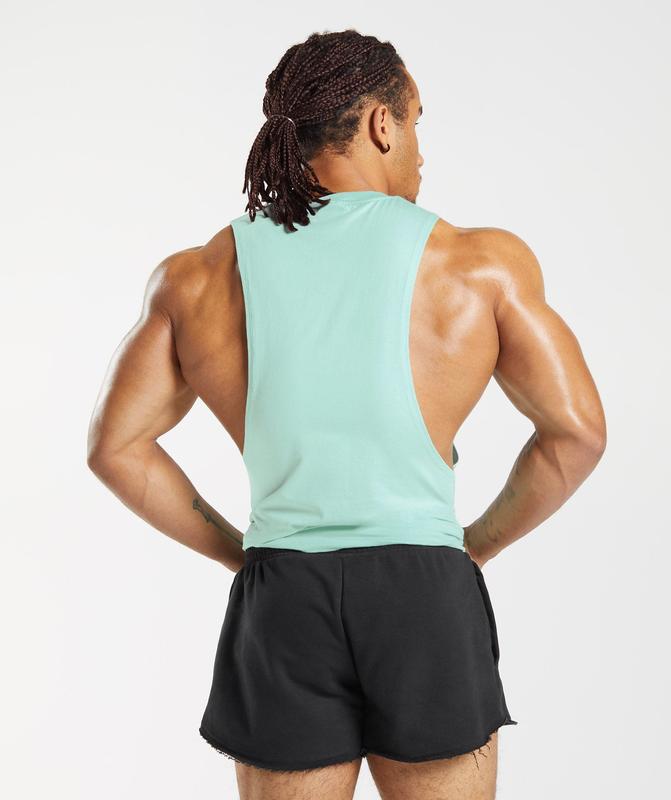 Gymshark Legacy Drop Arm Tank Drop Armhole Tank Groen | 06AVIYPCX