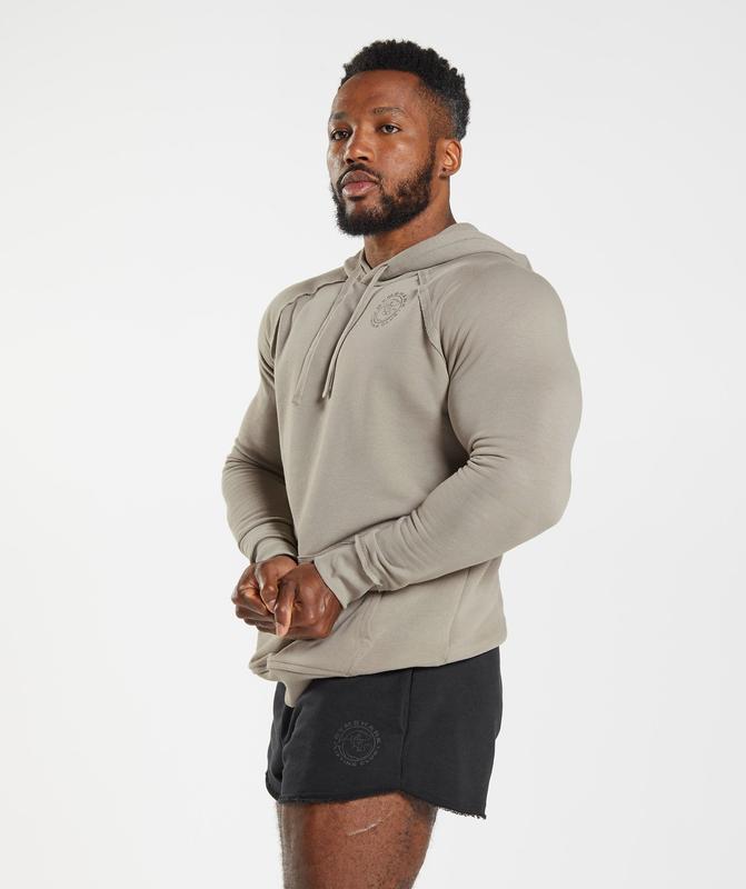 Gymshark Legacy Hoodie Hoodies Bruin | 68GQJAXUM