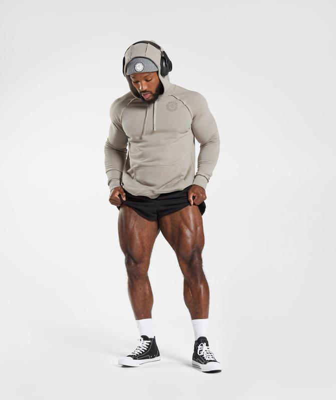 Gymshark Legacy Hoodie Hoodies Bruin | 68GQJAXUM