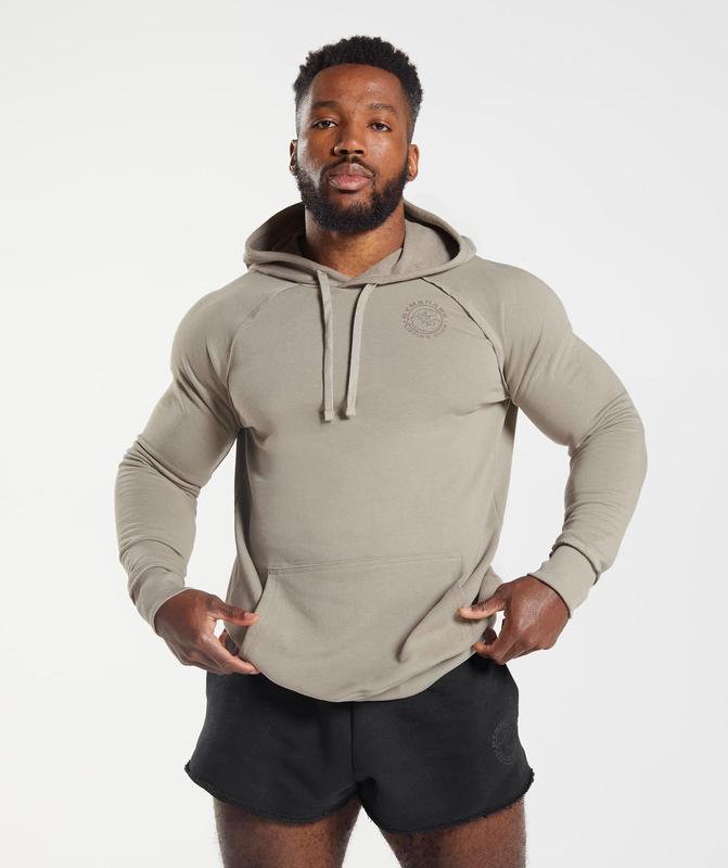 Gymshark Legacy Hoodie Hoodies Bruin | 68GQJAXUM