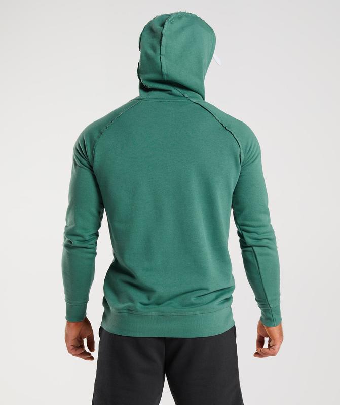 Gymshark Legacy Hoodie Hoodies Groen | 31PDXQWKF