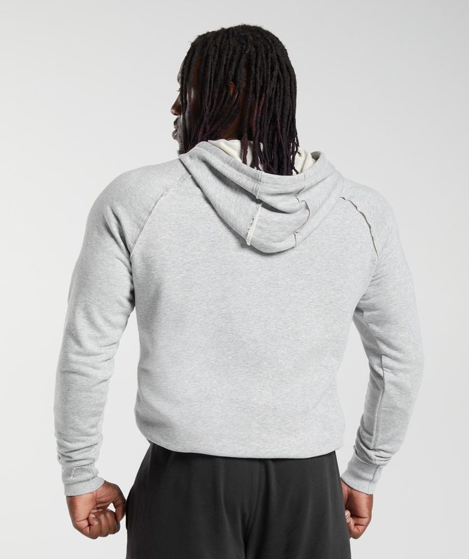 Gymshark Legacy Hoodie Hoodies Lichtgrijs | 03OWRTHAS