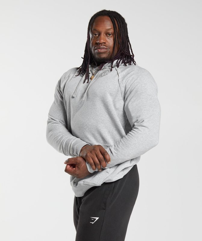 Gymshark Legacy Hoodie Hoodies Lichtgrijs | 03OWRTHAS