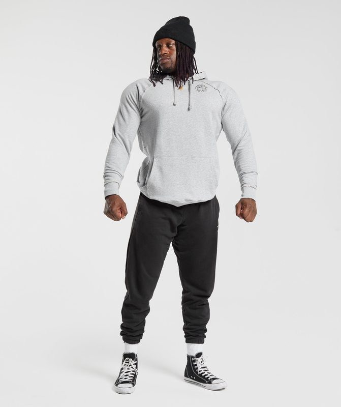 Gymshark Legacy Hoodie Hoodies Lichtgrijs | 03OWRTHAS