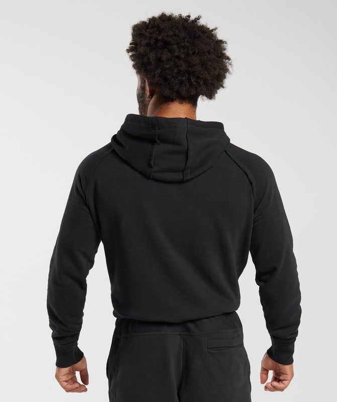 Gymshark Legacy Hoodie Hoodies Zwart | 29SVCXEDO