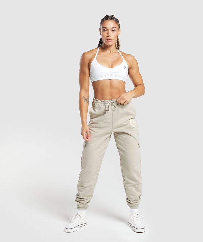 Gymshark Legacy Joggers Broek Bruin | 73NQEYXHV