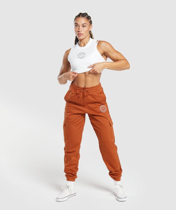 Gymshark Legacy Joggers Broek Oranje | 15OEIFGVX