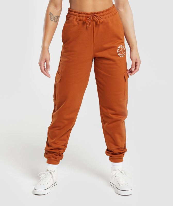 Gymshark Legacy Joggers Broek Oranje | 15OEIFGVX