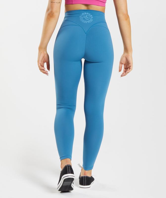 Gymshark Legacy Leggings Leggings Blauw | 91RNIPETO