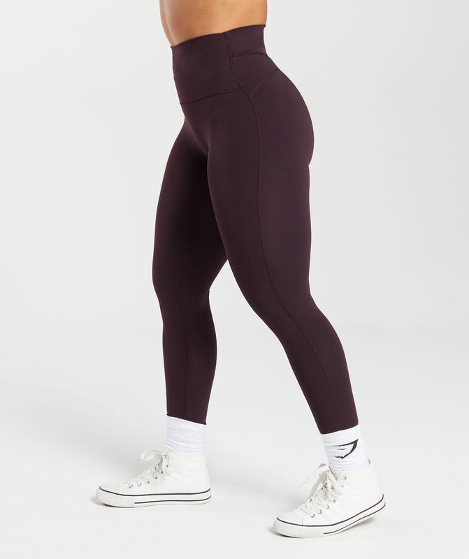 Gymshark Legacy Leggings Leggings Bruin | 84GTBQCUI