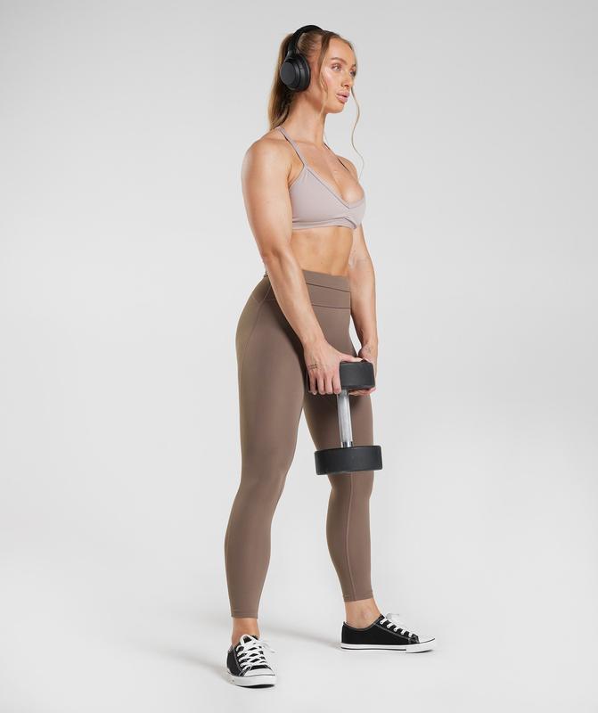 Gymshark Legacy Leggings Leggings Bruin | 76RHAEKYX