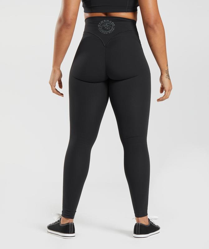 Gymshark Legacy Leggings Leggings Zwart | 38DCHKFBL