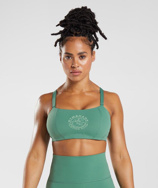 Gymshark Legacy Sports Bra Sports Bras Groen | 54XVYQANW