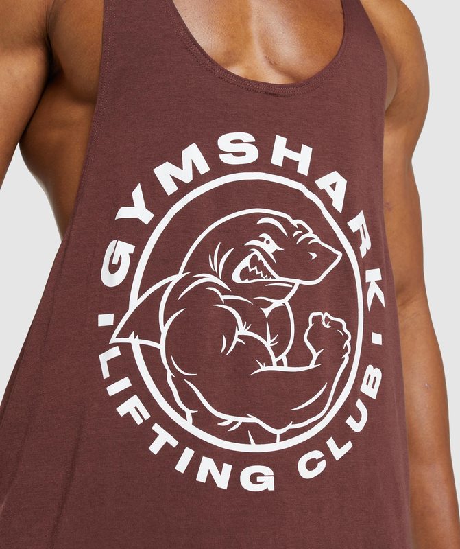 Gymshark Legacy Stringer Stringer Bruin | 17YUEGBPM