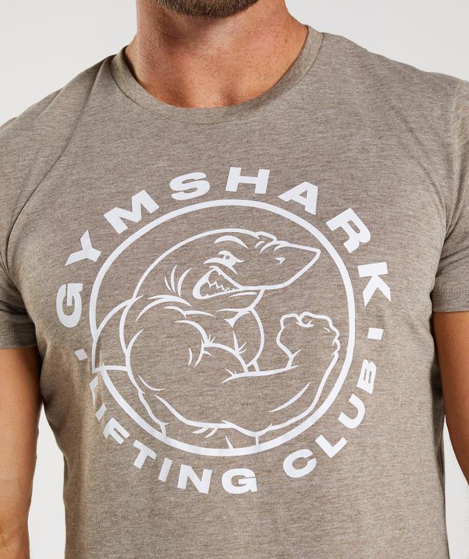 Gymshark Legacy T-Shirt T-Shirts Limestone Marl | 50IPBHQGA